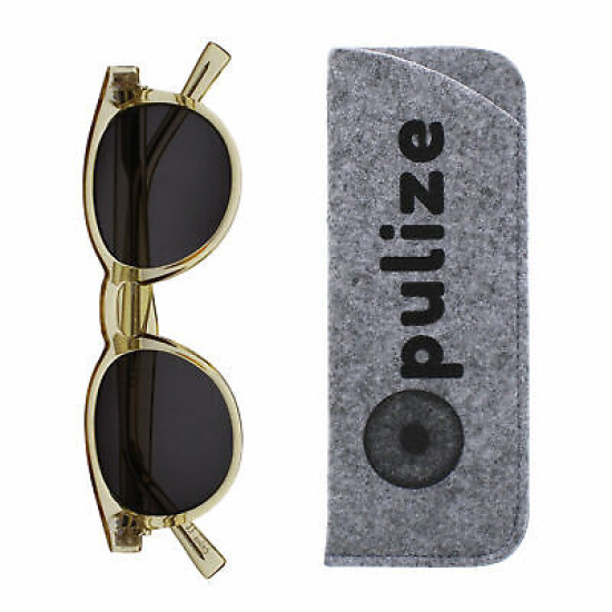 Opulize ROX Sun Readers Rounded Mens Womens Metal Hinges UV400 Pouch S89 Zero