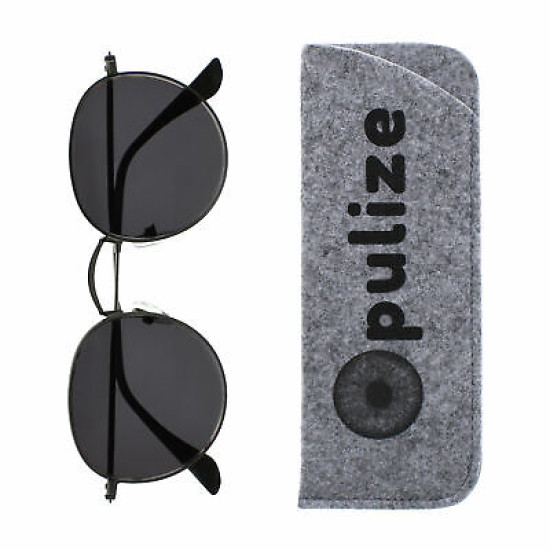 Opulize SOL Sunglasess Rounded Mens Womens Spring Hinges UV400 Inc Pouch S94